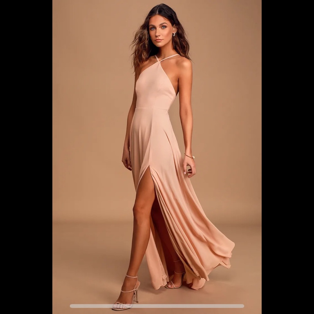 Lulus Pink Maxi Dress